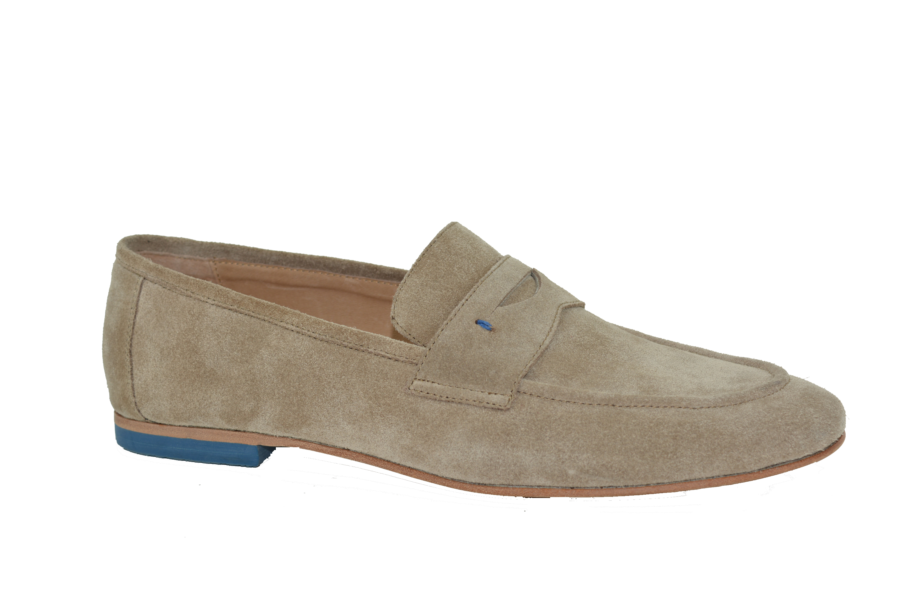 PARSONS-TAUPE VELOUR SUEDE